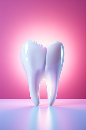 牙齿口腔健康C4D模型