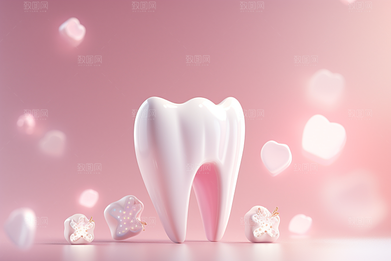 牙齿高清C4D模型