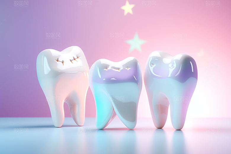 牙齿齿科立体模型