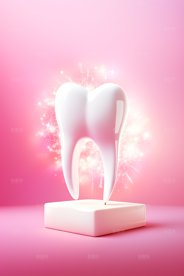 牙齿C4D高清模型