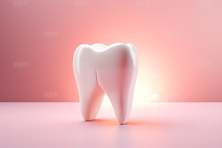 牙齿口腔健康C4D模型