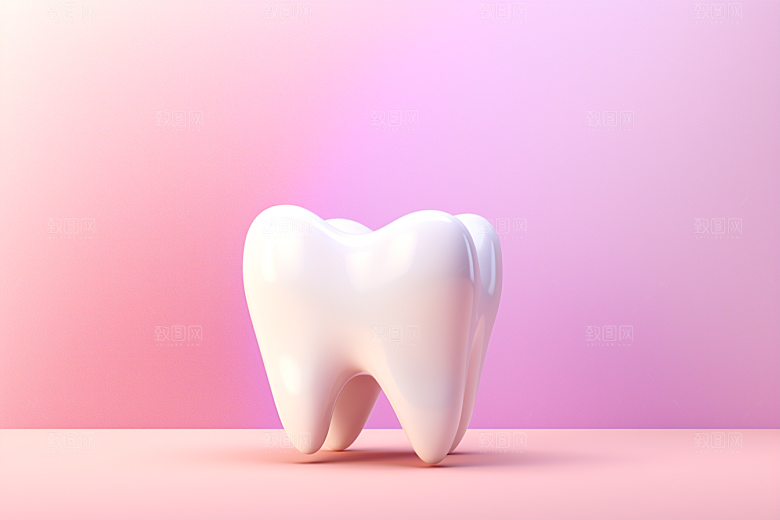 牙齿口腔健康C4D模型