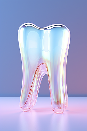 牙齿3D口腔健康模型