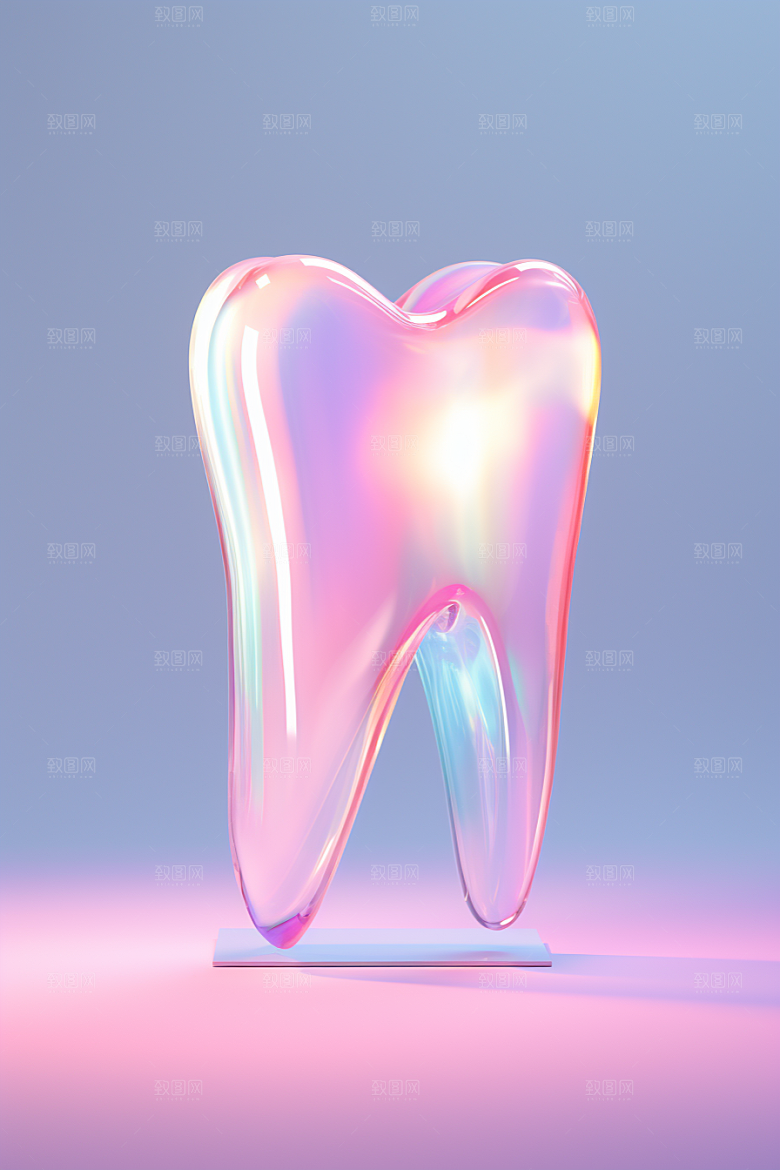 牙齿口腔健康C4D模型