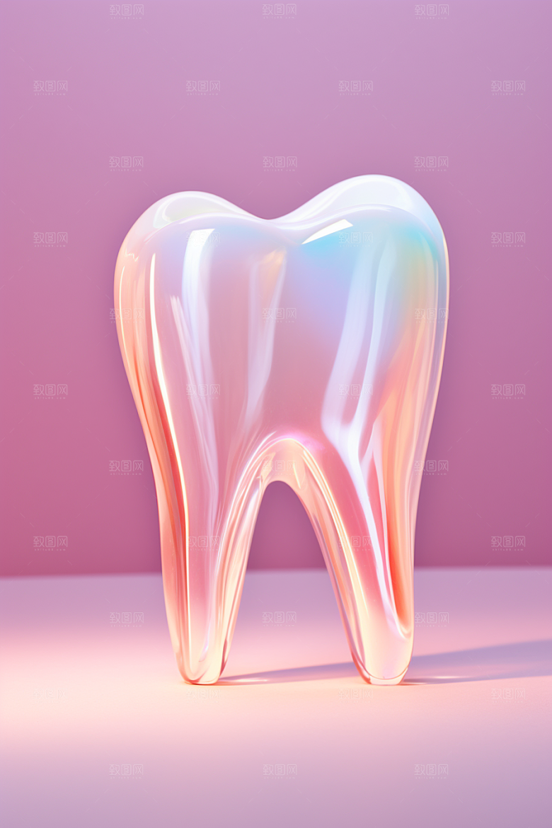 牙齿C4D立体模型