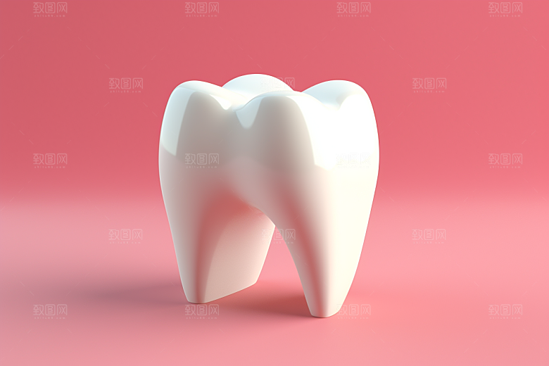 牙齿高清口腔健康模型