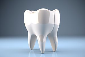 牙齿高清口腔健康模型