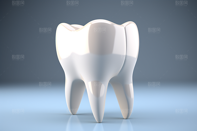 牙齿高清口腔健康模型
