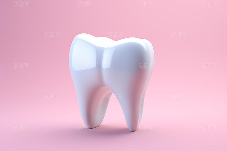 牙齿立体卡通模型