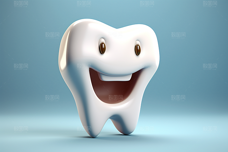 牙齿口腔健康3D模型