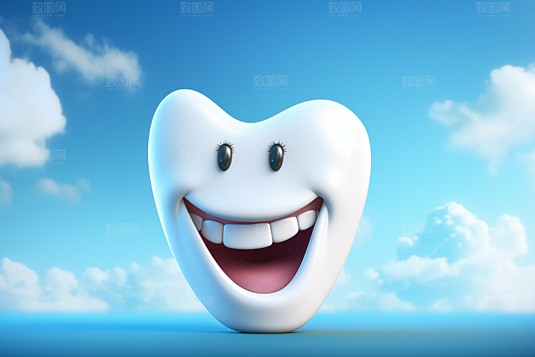 牙齿3D口腔健康模型