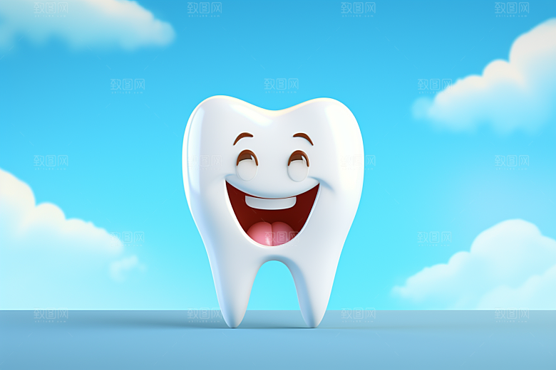 牙齿C4D高清模型
