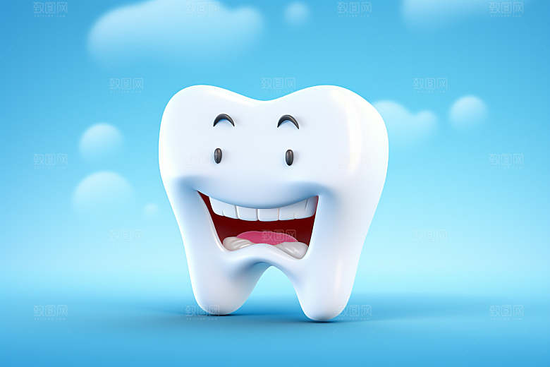 牙齿3D口腔健康模型