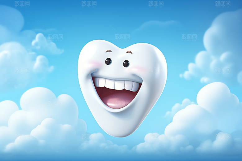 牙齿口腔健康3D模型
