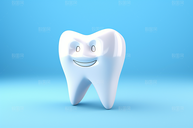 牙齿C4D立体模型