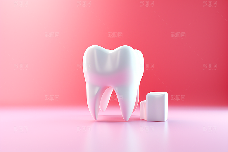 牙齿口腔健康3D模型
