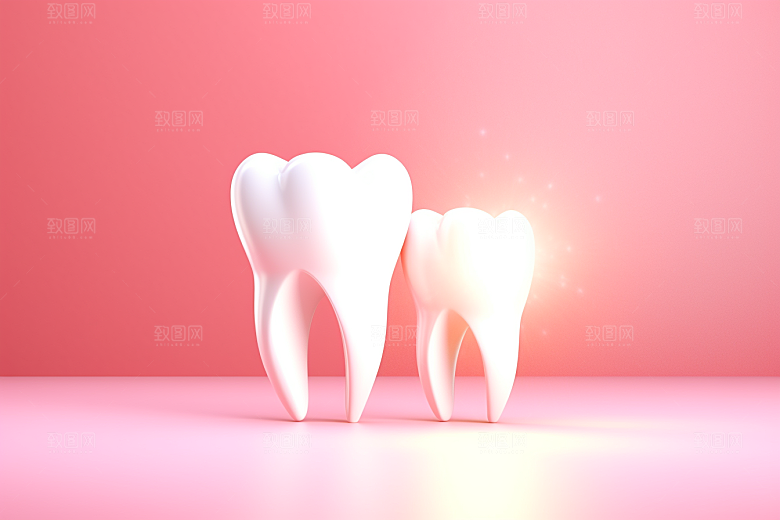 牙齿C4D立体模型