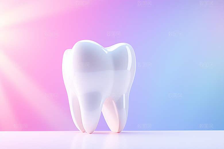 牙齿C4D立体模型