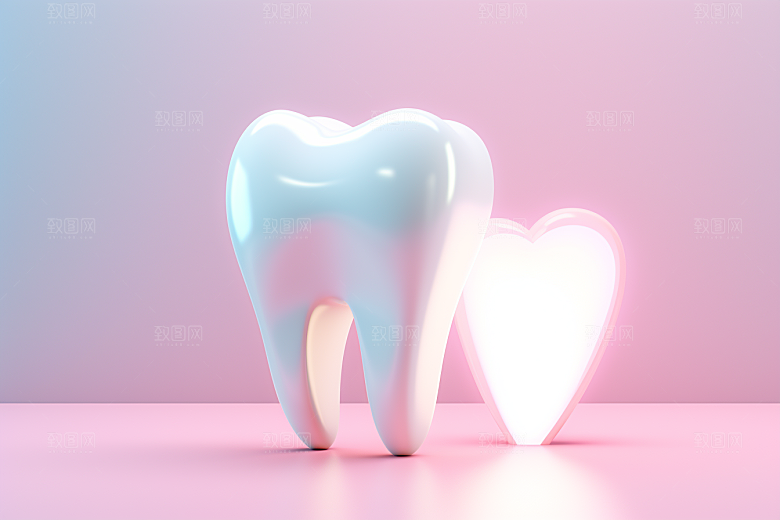 牙齿3D口腔健康模型