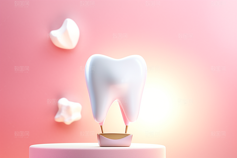 牙齿3D齿科模型