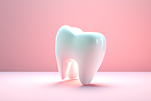 牙齿卡通医学模型