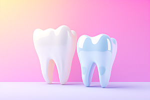 牙齿医学C4D模型