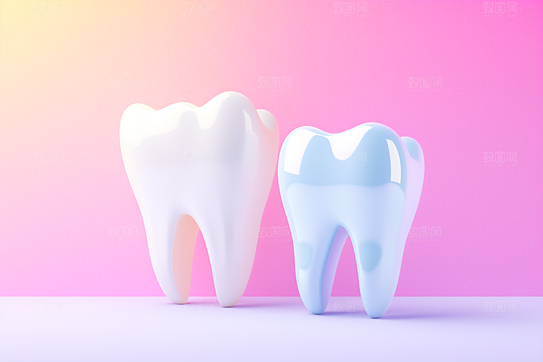牙齿医学C4D模型