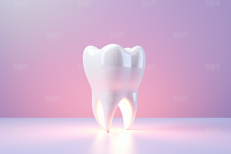 牙齿卡通齿科模型