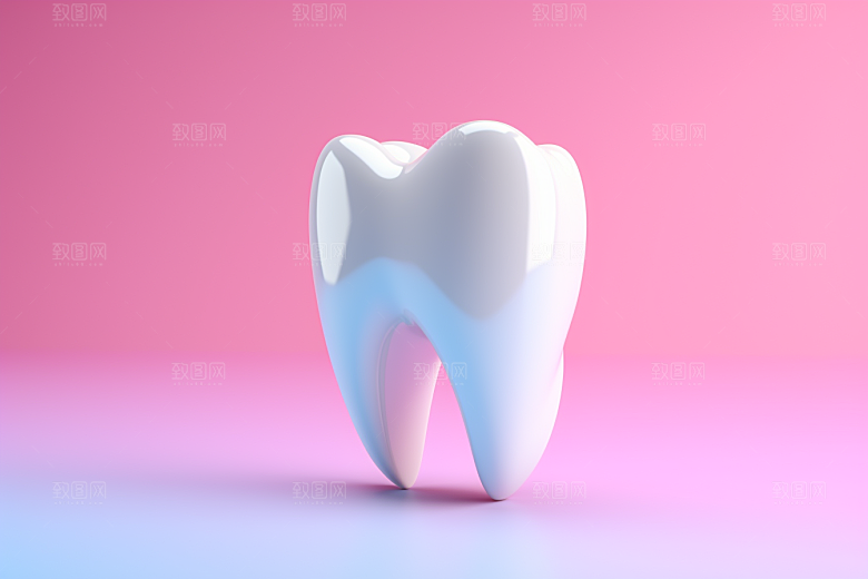牙齿高清口腔健康模型