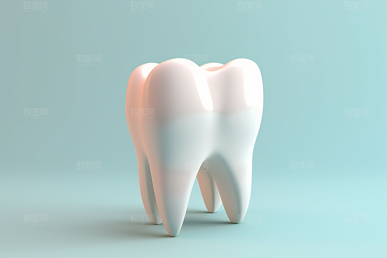 牙齿立体C4D模型