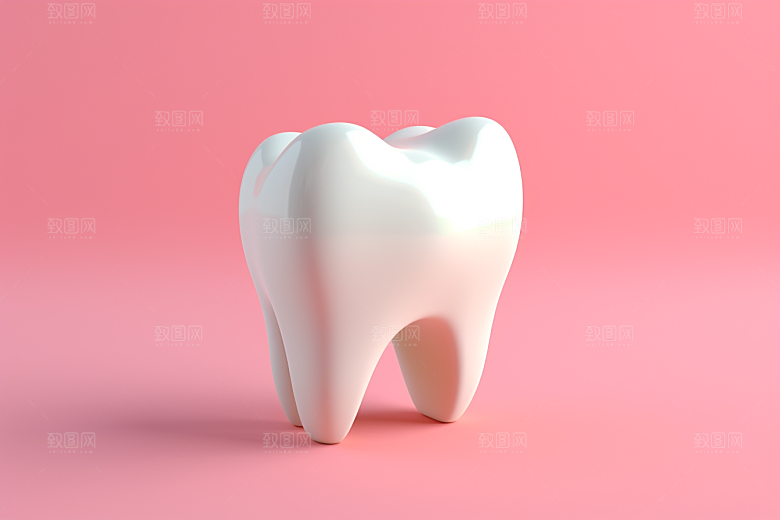 牙齿C4D高清模型