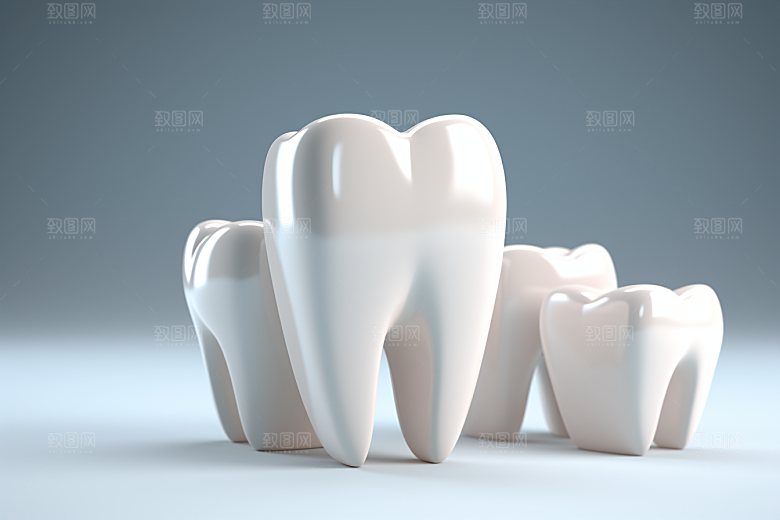 牙齿C4D医学模型