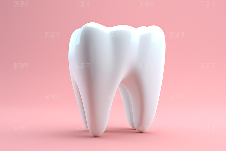 牙齿C4D口腔健康模型