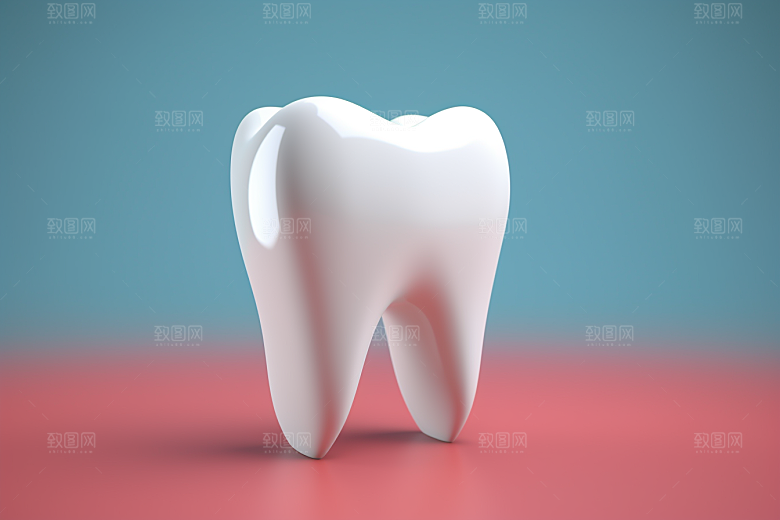 牙齿口腔健康C4D模型
