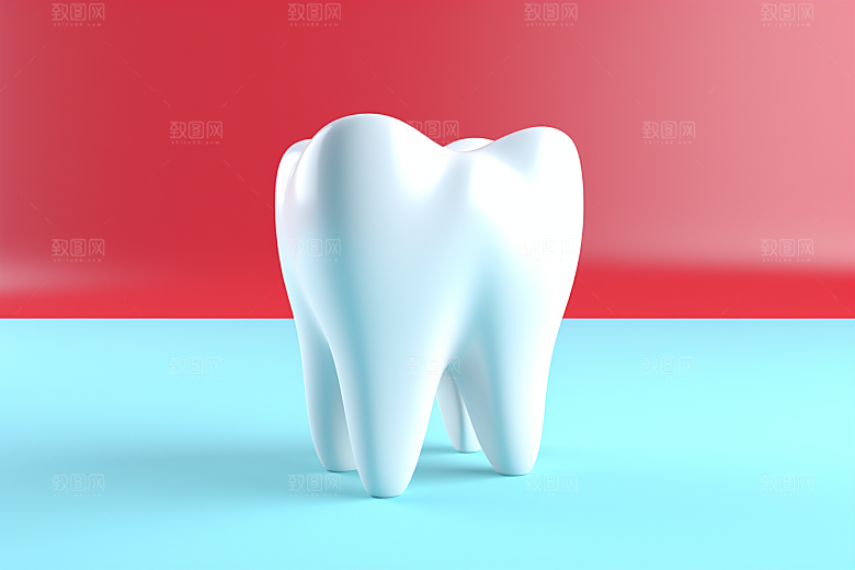 牙齿立体3D模型