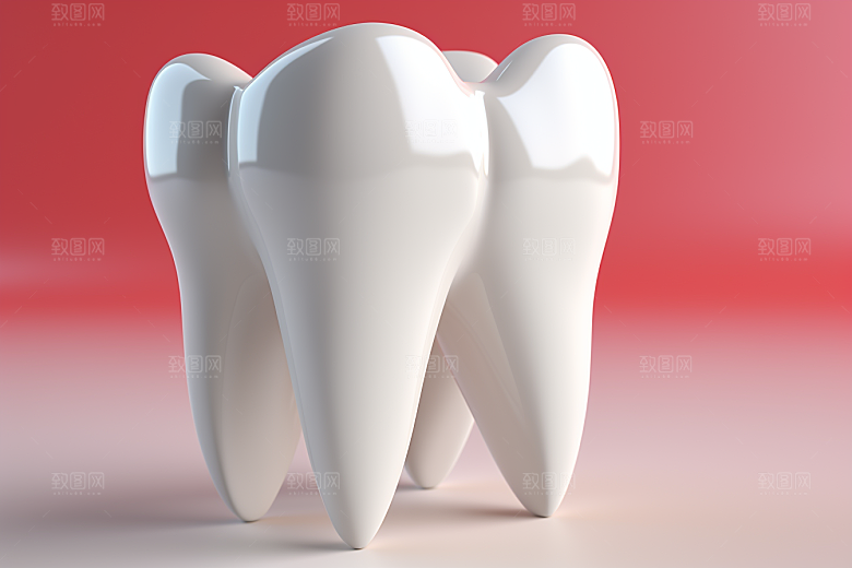牙齿立体C4D模型