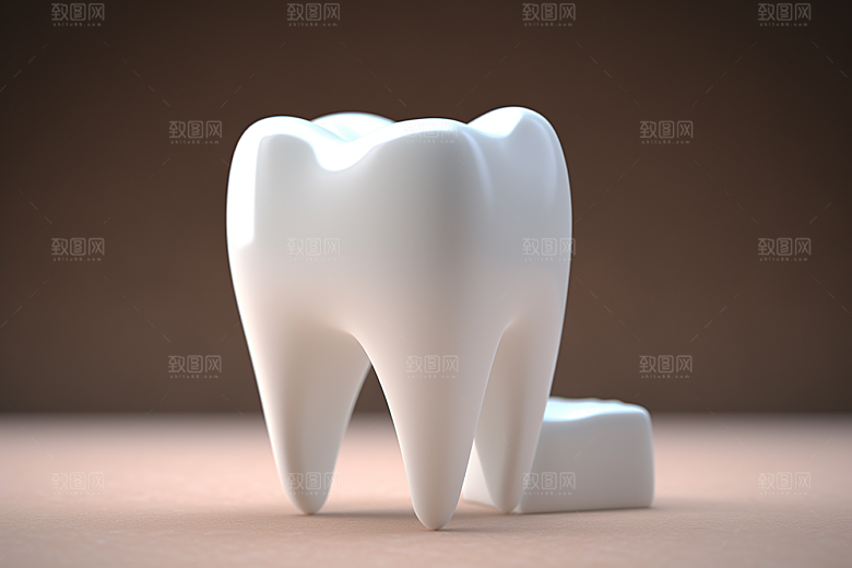 牙齿3D牙科模型