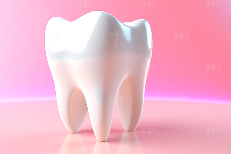 牙齿齿科卡通模型