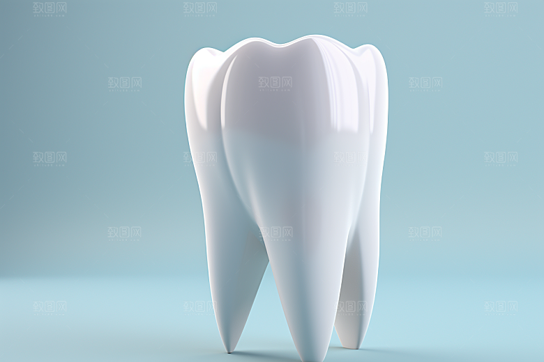 牙齿C4D立体模型