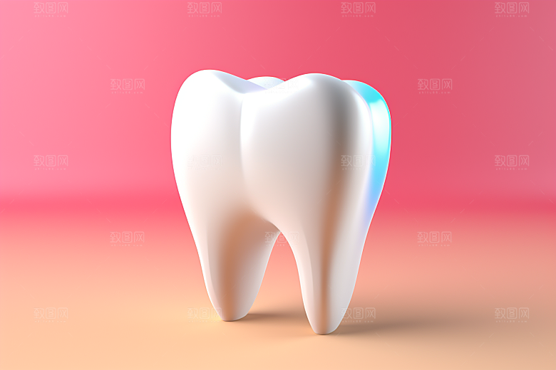 牙齿口腔健康3D模型