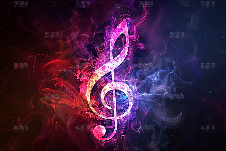 音符活泼元素素材