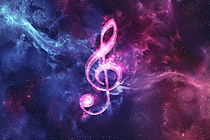 音符梦幻音乐素材