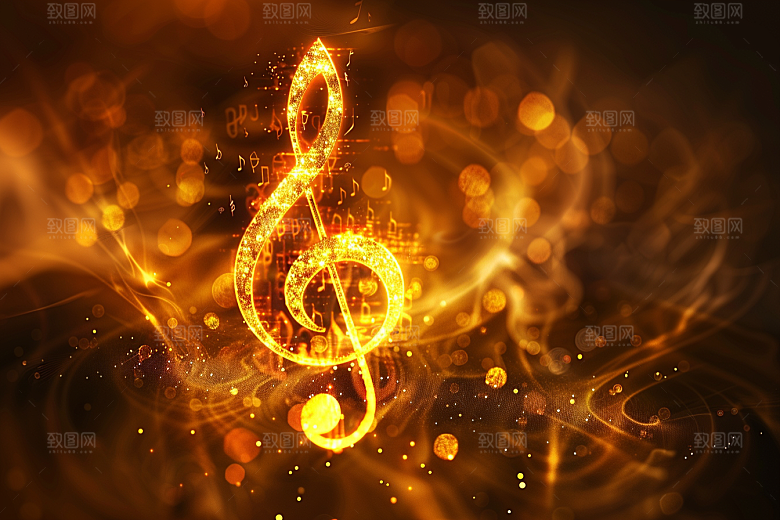 音符音乐梦幻素材