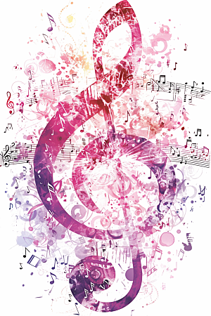 音符音乐梦幻素材