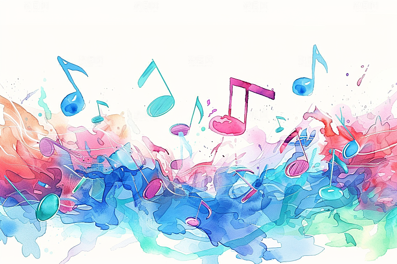 音符元素梦幻素材