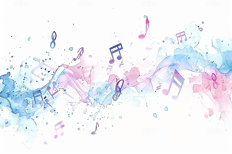 音符音乐活泼素材