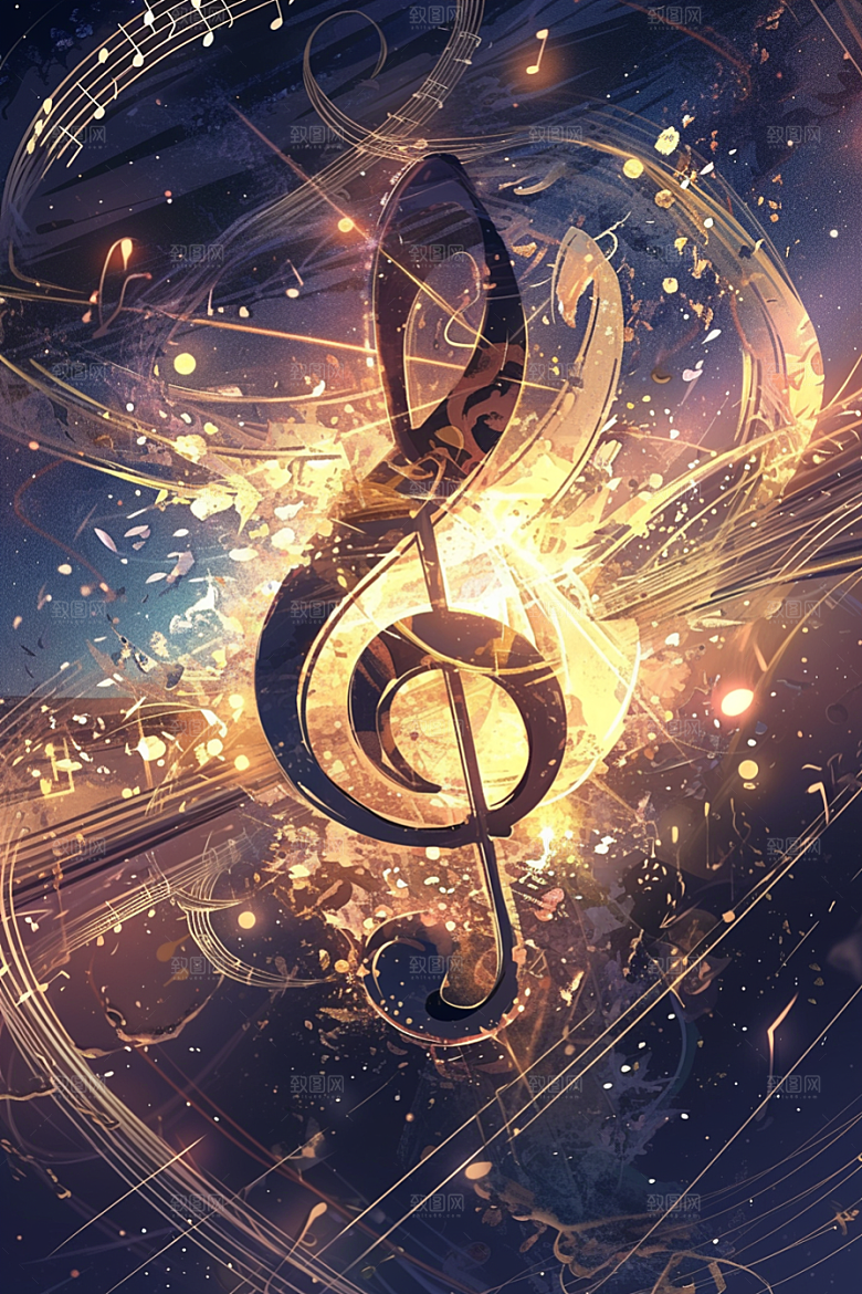音符音乐乐章素材