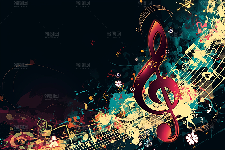 音符元素音乐素材