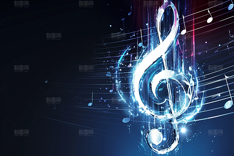 音符乐符梦幻素材