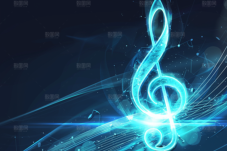 音符乐符活泼素材